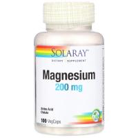 Solaray Magnesium 200mg 100vegcaps