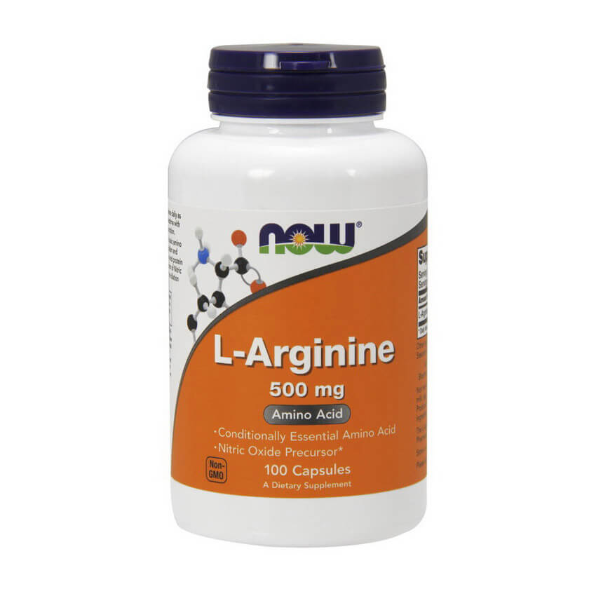 NOW L-Arginine 500mg 100caps