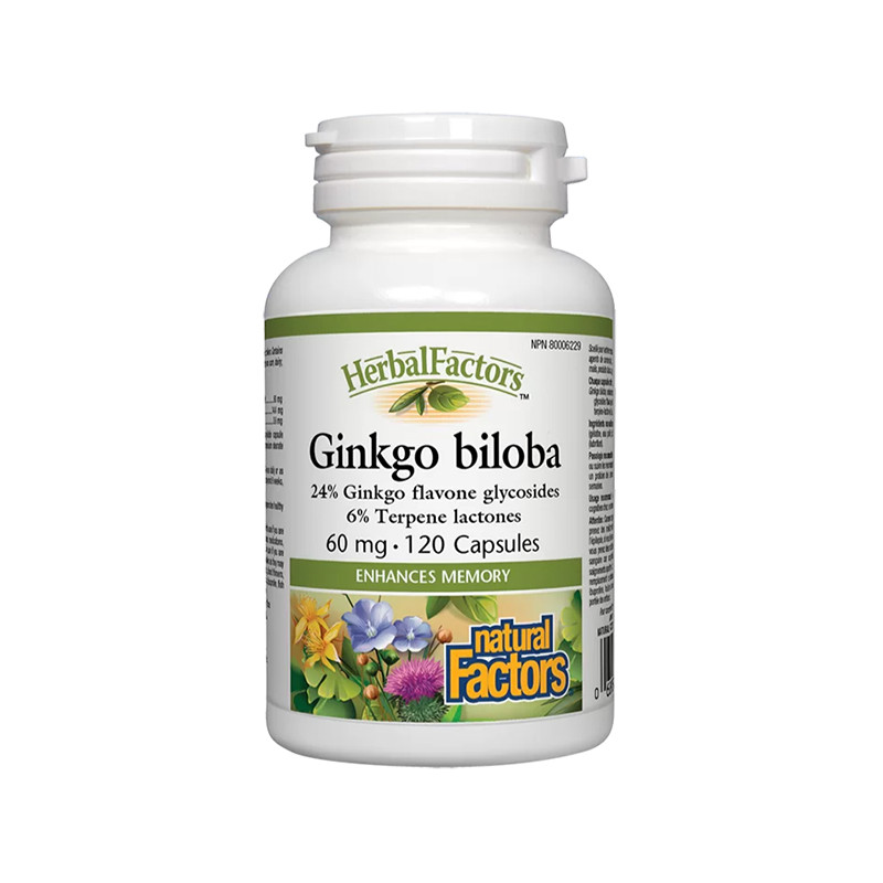 Natural Factors Ginkgo Biloba 120caps
