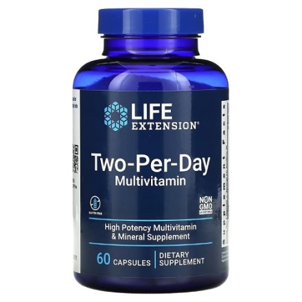 Life Extension Two-Per-Day Multivitamin 60caps