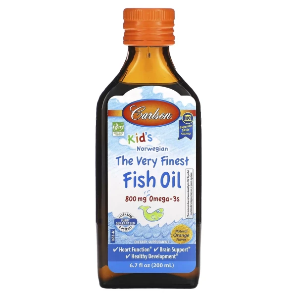 Carlson Kid's Fish Oil 800mg 200ml Orange