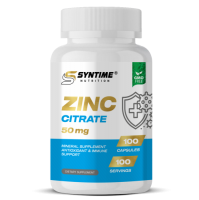 Syntime Nutrition Zinc 50mg 100caps