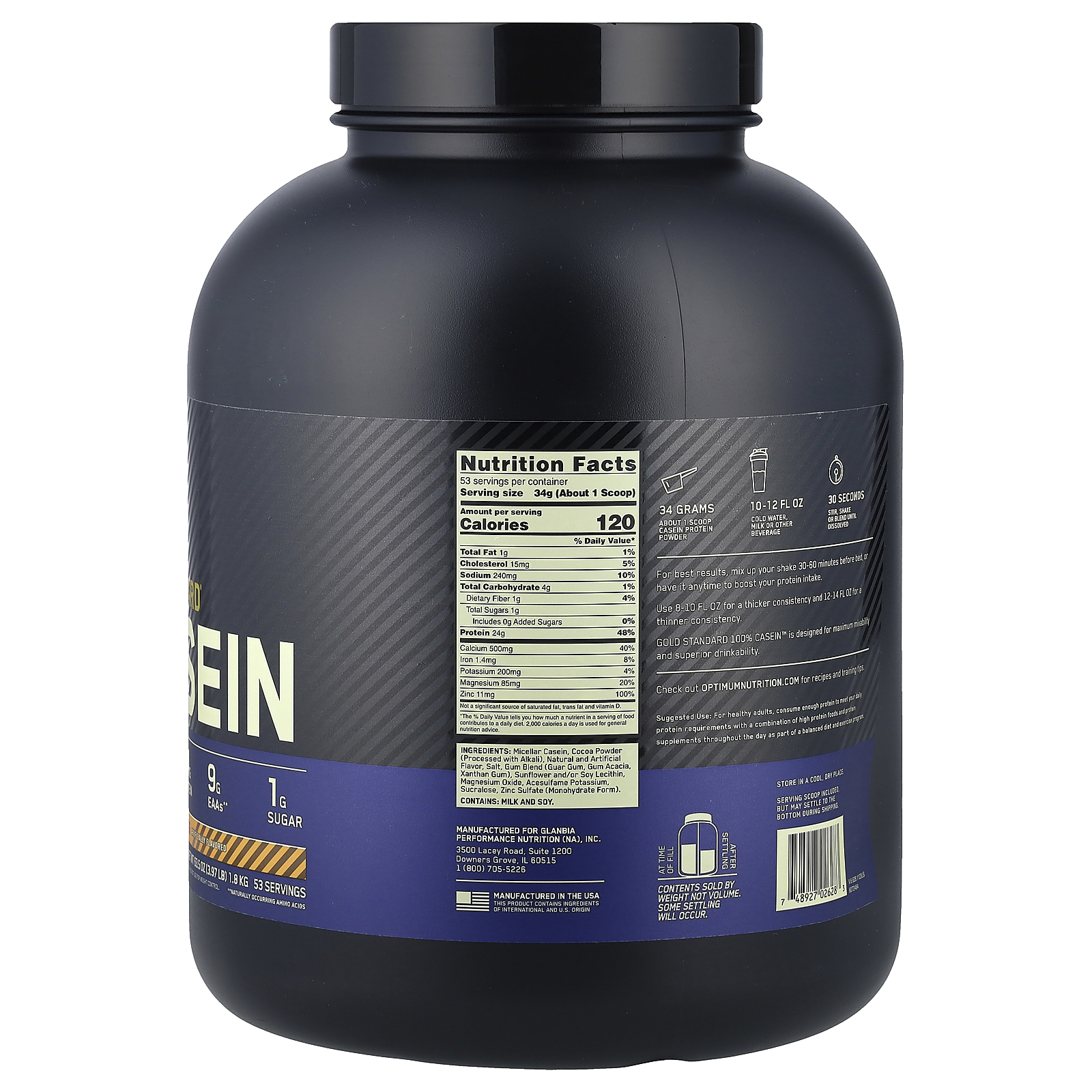 ON 100% Casein Protein 1820g
