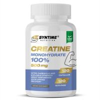 Syntime Nutrition Creatine Monohydrate 100% 500mg 120 Caps