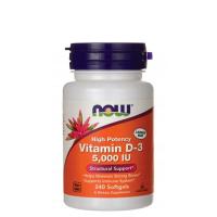 NOW Vitamin D-3 5000IU 240caps