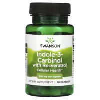 Swanson Indole-3-Carbinol with Resveratrol 200mg 60caps Swanson Indole-3-Carbinol with Resveratrol 200mg 60caps