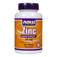 NOW Zinc Gluconate 50mg 250tabs