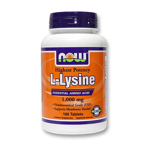NOW L-Lysine 1000mg 100tabs