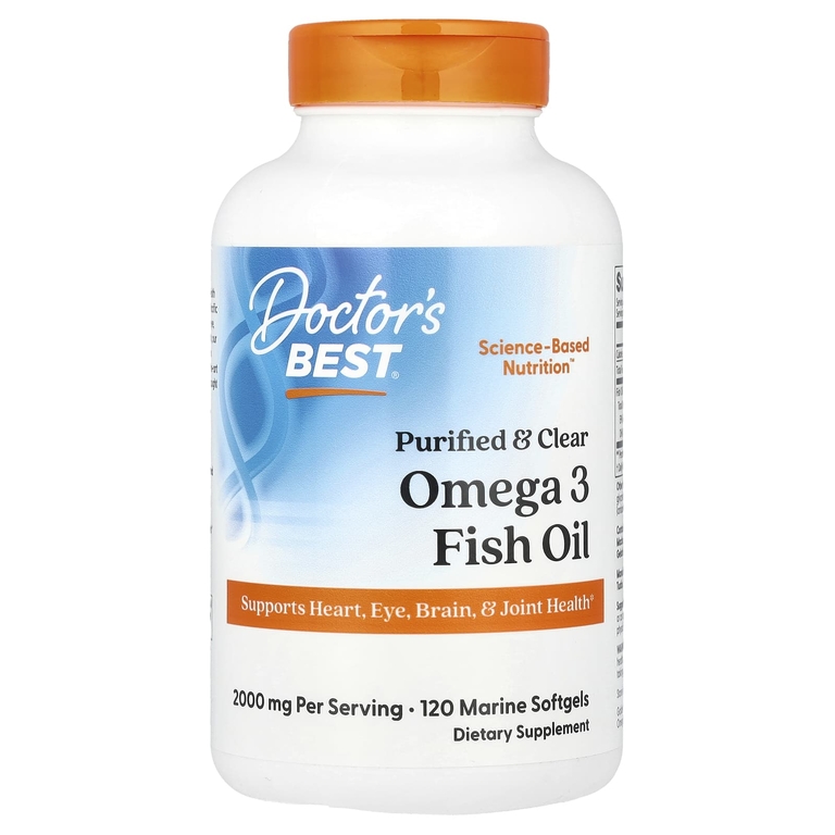 Doctor's Best Omega 3 Fish oil with goldenomega 1000mg 120marine_softgels