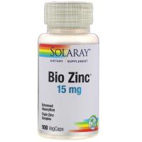 Solaray Bio Zinc 15mg 100vegcaps