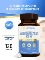Nutraway Magnesium Citrate 400mg 120tabs