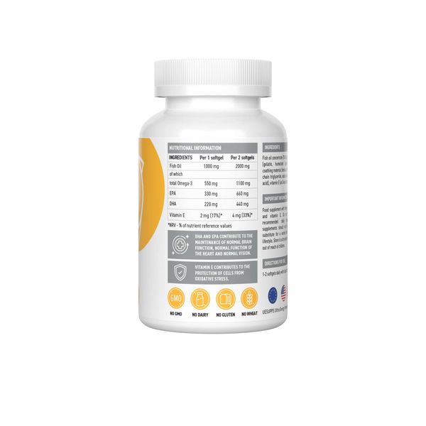 Ultrasupps Premium Omega-3 90 Softgels