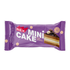 ProteinRex Mini Cake Пирожное протеиновое 40г Тортик со вкусом три шоколада