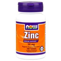 NOW Zinc Gluconate 50mg 100tabs