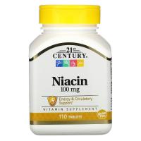 21st Century Niacin 100mg 110tabs
