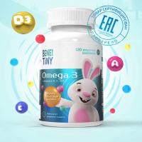 Bene! Tiny Vitamins Детская Омега 3 120капс