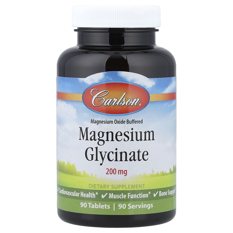Carlson Magnesium Glycinate 200mg 90tablets