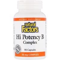 Natural Factors Hi Potency B-Complex 90caps