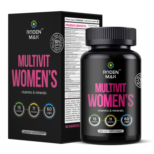 Roden Max Multivit Women's 60caps