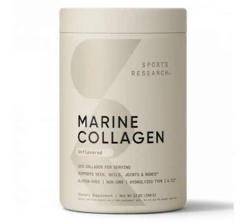 Sports Research Marine Collagen Peptides 340g Unflavored
