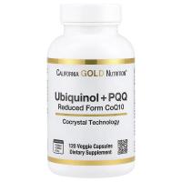 California Gold Nutrition Ubiquinol + PQQ 120vcaps