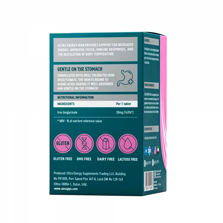 UESUPPS Iron Ultra Energy 60tabs