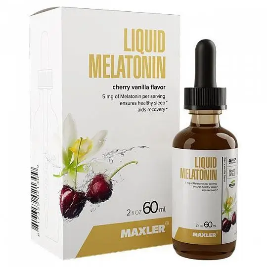Maxler Melatonin Drops 60ml Вишня-ваниль