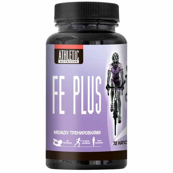 Athletic Nutrition Fe Plus Комплекс железа 72капсулы