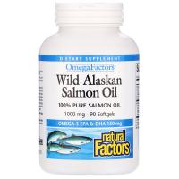 Natural Factors Wild Alaskan Salmon Oil 1000mg 90softgels