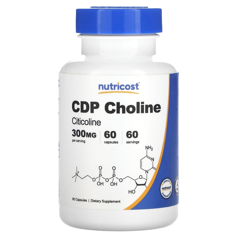 Nutricost CDP Choline 300mg 60caps