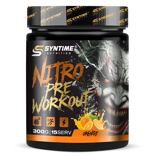Syntime Nutrition Nitro Pre-Workout 300g (Апельсин)