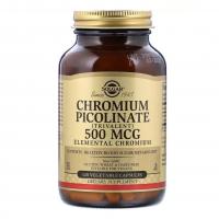 Solgar Chromium Picolinate 500mcg 120vcaps