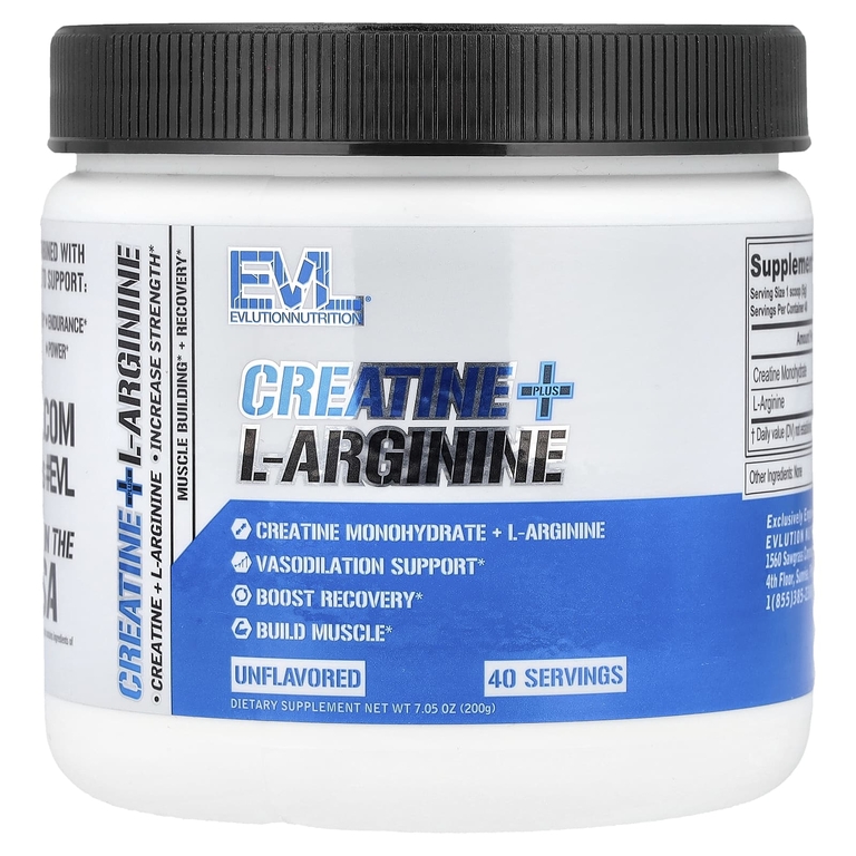 EVLution Nutrition Creatine + L-Arginine 200g