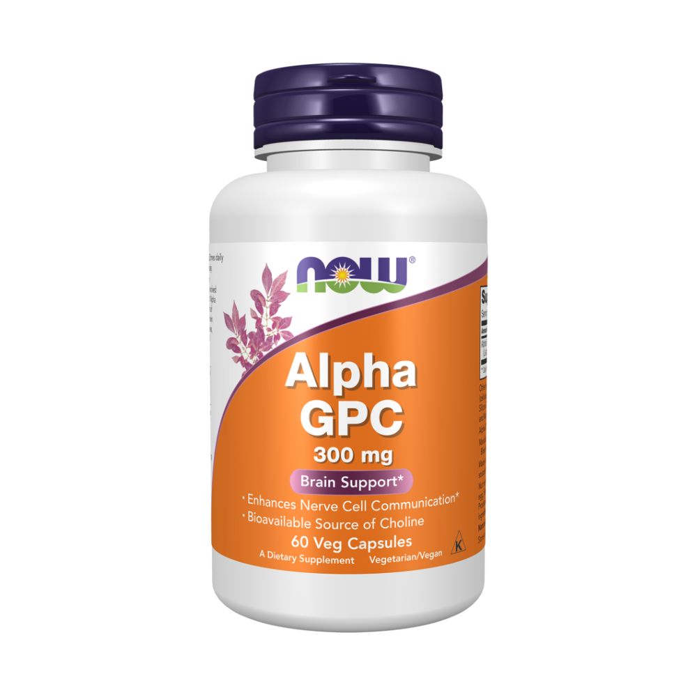 NOW Alpha GPC 300mg 60vcaps