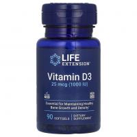 Life Extension Vitamin D3 25mcg 90softgels