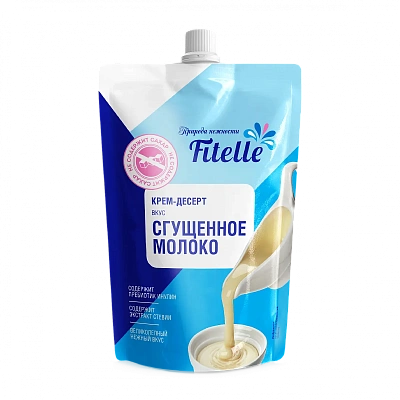 Fit Parad Fitelle Крем-десерт «Сгущенное молоко» 100гр