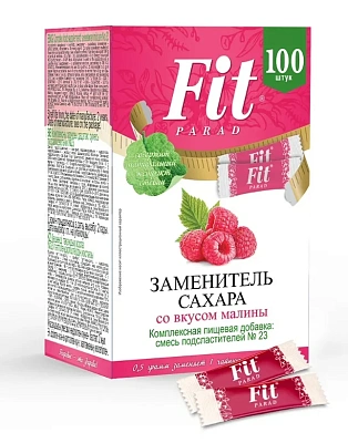 Fit Parad №23 смесь подсластителей (100шт/стики) Малина