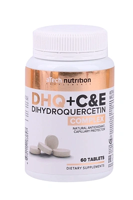 aTech nutrition Дигидрокверцитин с витаминами С,Е 300mg 60tabs
