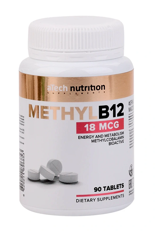aTech nutrition Methyl B12 18mcg 90 tabs