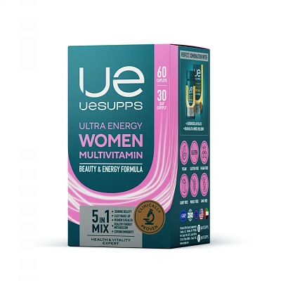 UESUPPS Women Multivitamin Ultra Energy 60caplets