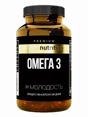 aTech nutrition Омега 3 1350мг 60капсул
