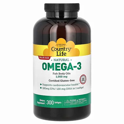 Country Life Ultra Omega3 300softgels