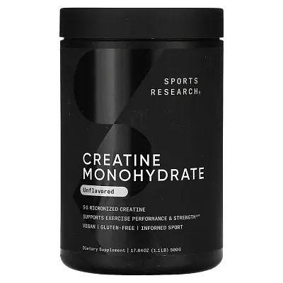 Sports Research Creatine Monohydrate 500g