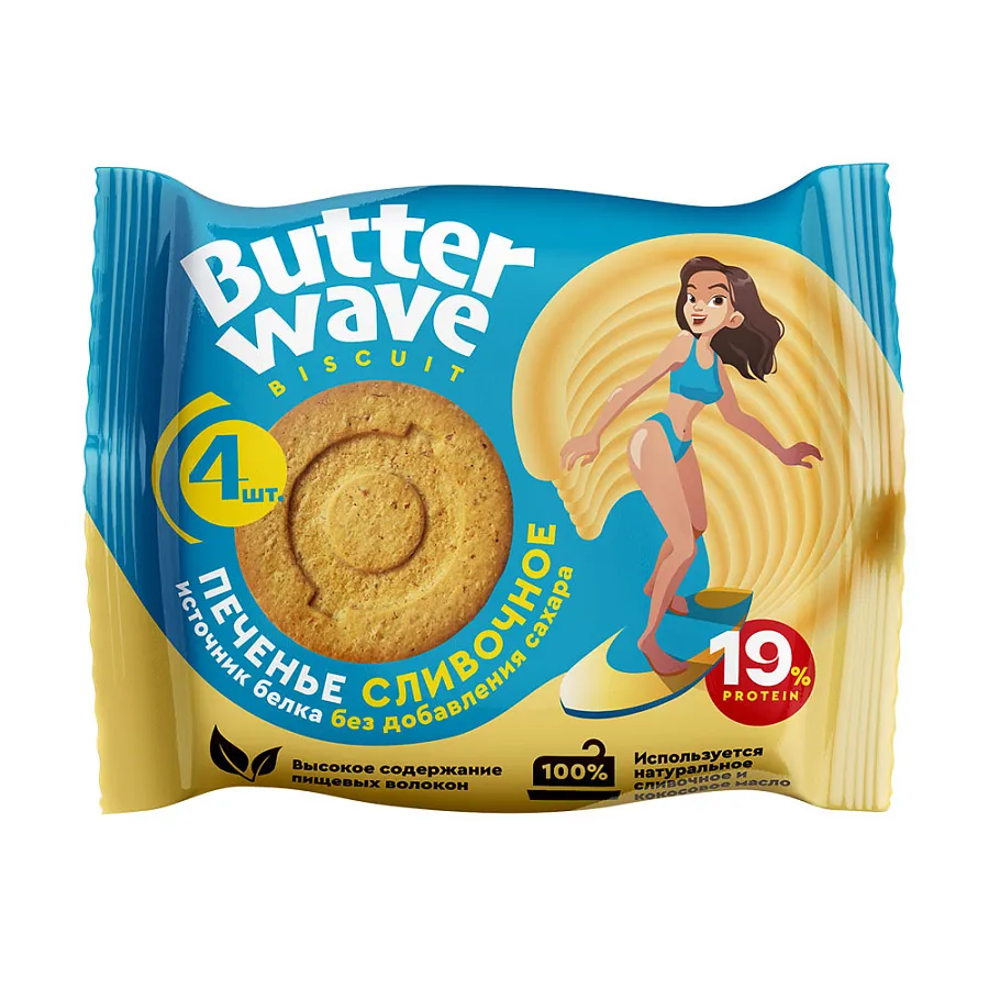 Mr.Djemius Протеиновое печенье Butter Wave 36g