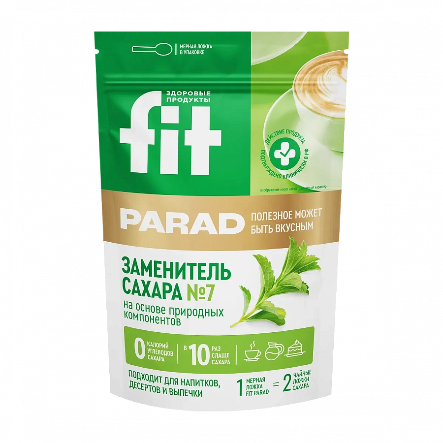 Fit Parad №7 смесь подсластителей на основе эритритола дойпак 250г