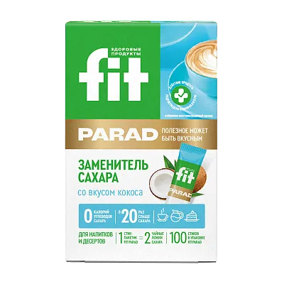 Fit Parad №20 Смесь подсластителей (100шт/стики) Кокос