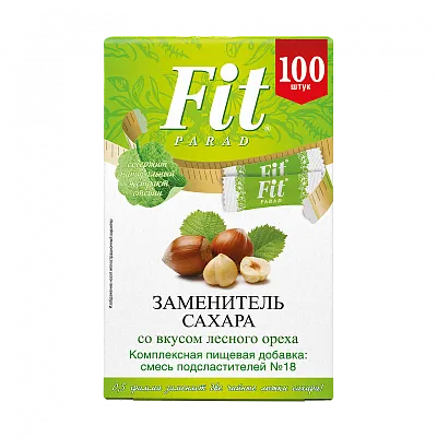 Fit Parad №18 смесь подсластителей (100шт/стики) Лесной орех