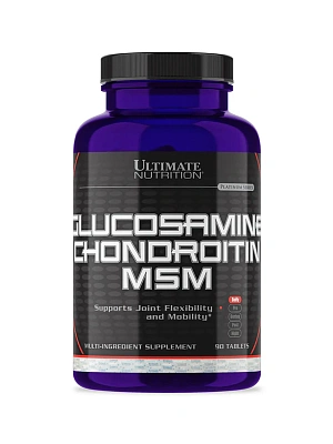 Ultimate Nutrition Glucosamine & Chondroitin + MSM 90tabs