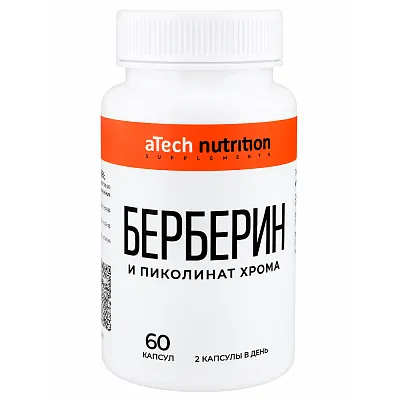 aTech nutrition Берберин 480mg 60caps