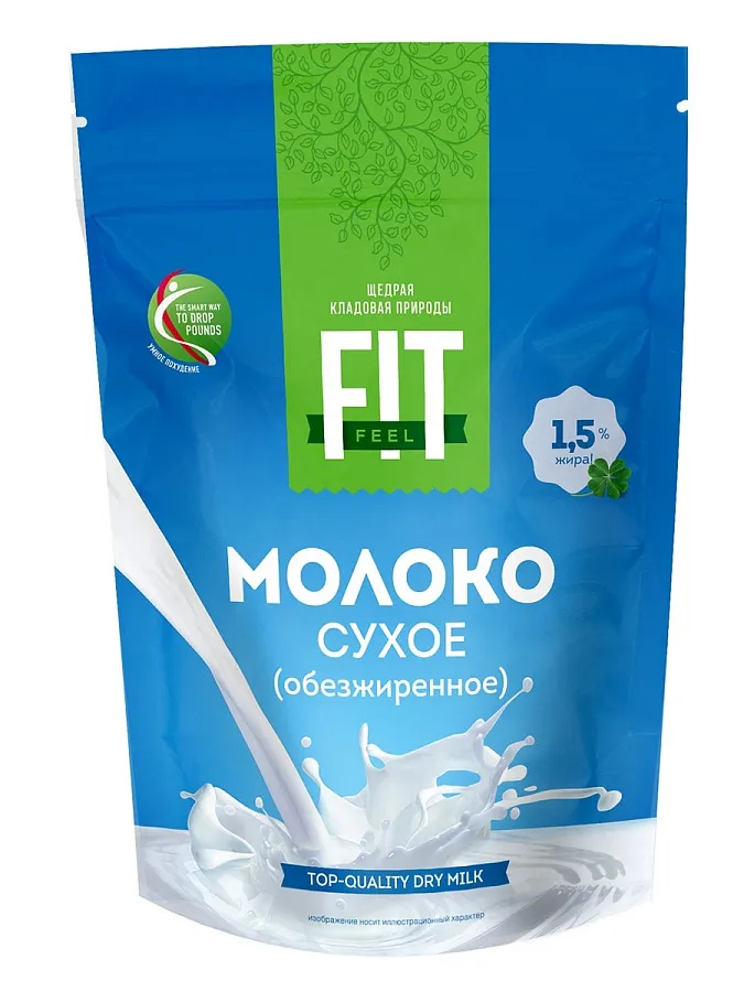 Fit Parad FIT Feel Молоко сухое обезжиренное 1.5%  300гр